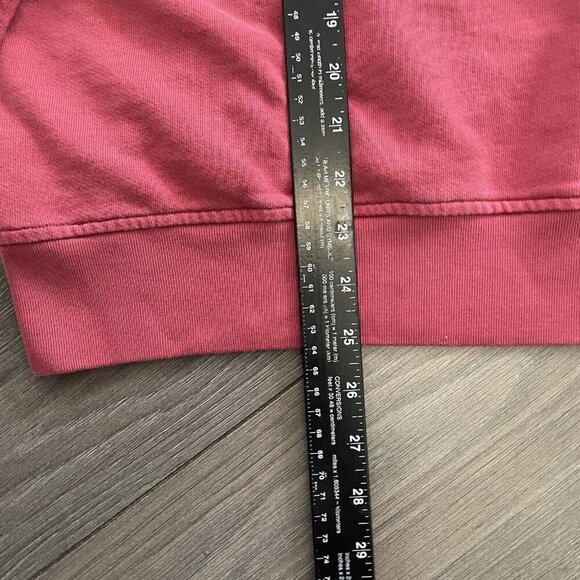 Levis Retro Crew Pullover Men Sz M Faded Red Colorblock Spellout Logo Sweatshirt - Picture 10 of 12